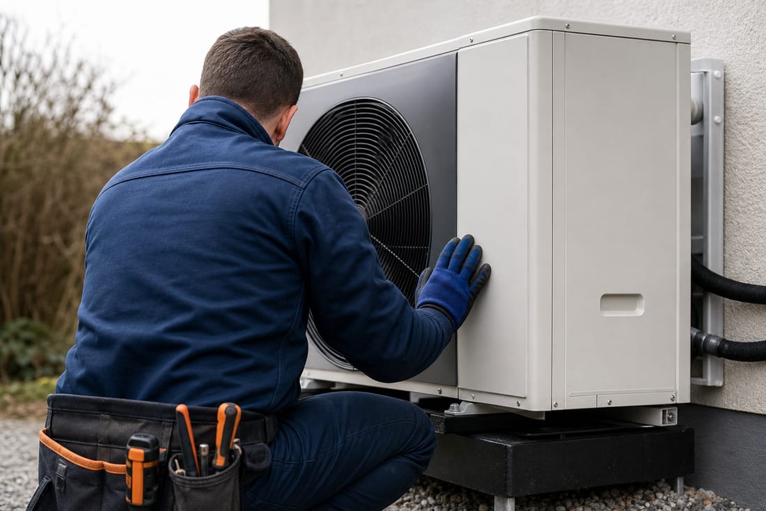 Exemple : inspection d'une pompe à chaleur