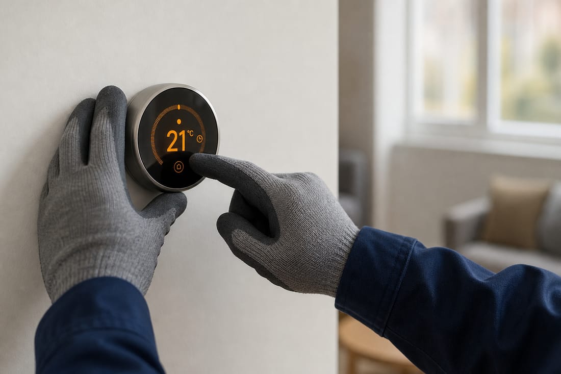 Exemple : programmation d'un thermostat